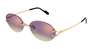 Cartier CT0551S Sunglasses - Gold / Violet (006)
