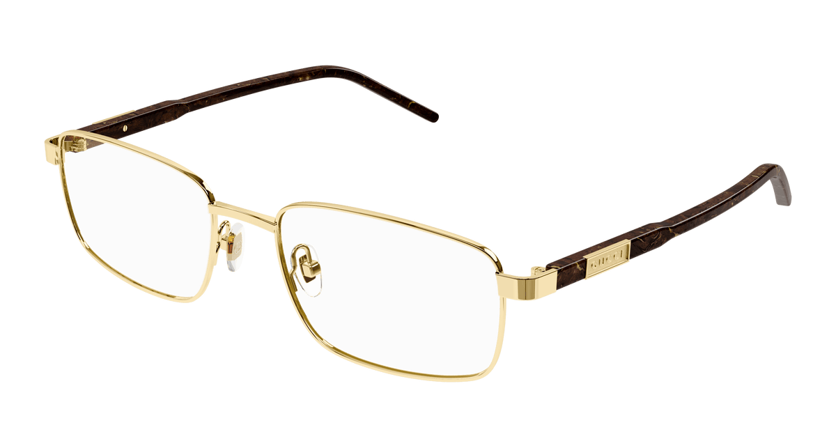 Gucci GG1801O Eyeglasses - Gold / Transparent (007)