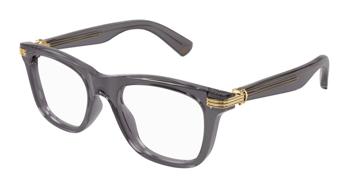 Cartier CT0558O Eyeglasses - Grey / Transparent (008)