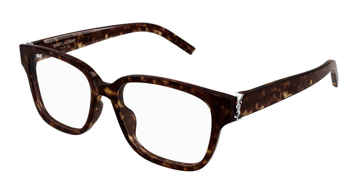 Saint Laurent SL M150/F Eyeglasses - Havana / Transparent (002)