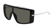 Alexander McQueen AM0524S Sunglasses - Black / Grey (001)