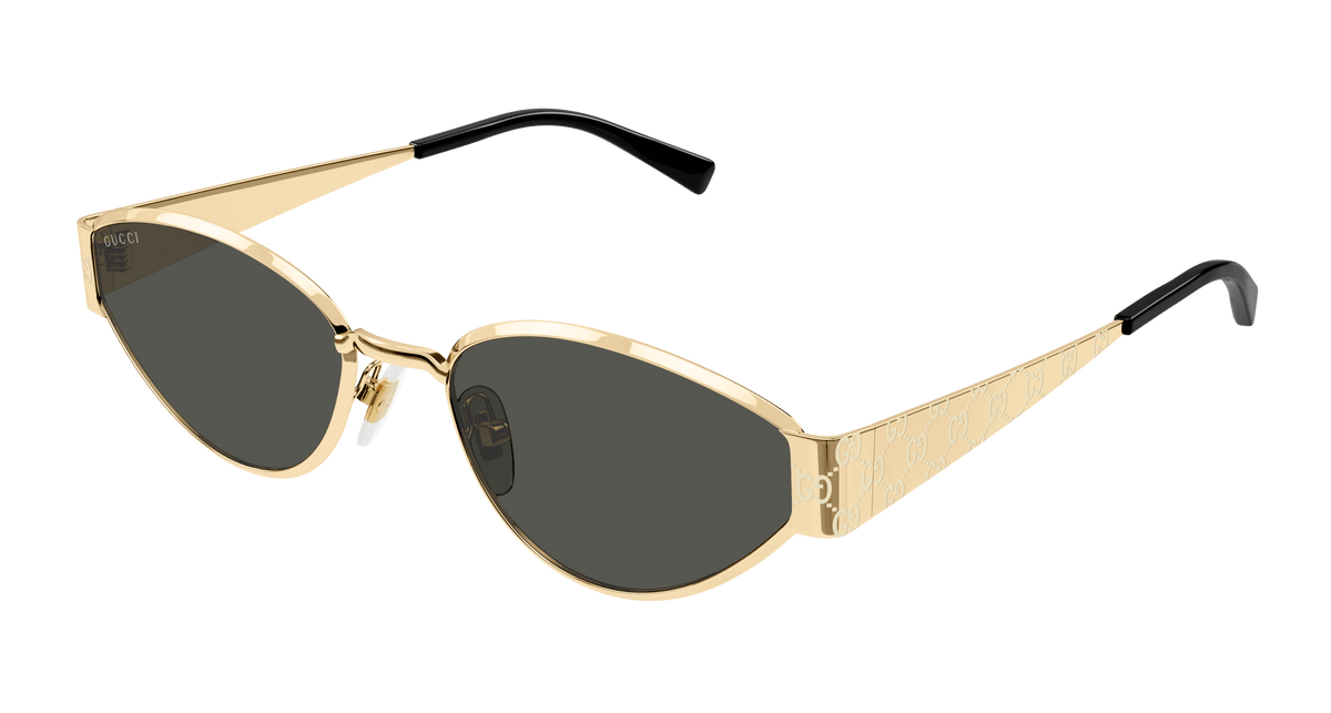 Gucci GG1853S Sunglasses - Gold / Grey (001)