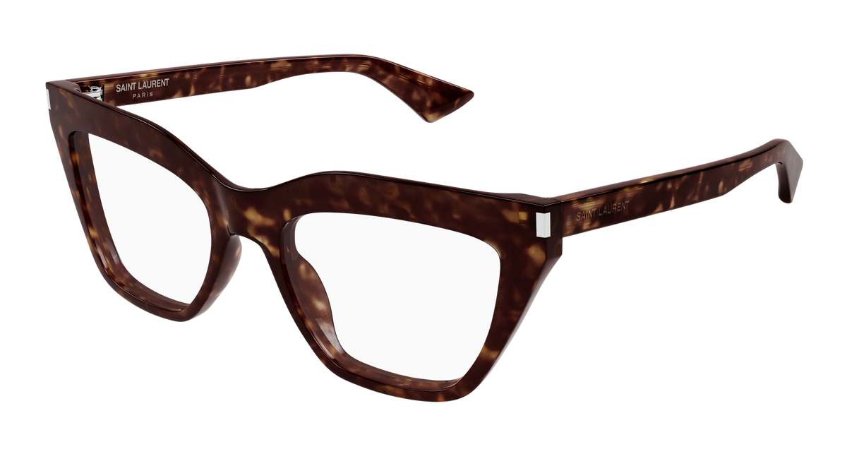 Saint Laurent SL 760 Eyeglasses - Havana / Transparent (002)