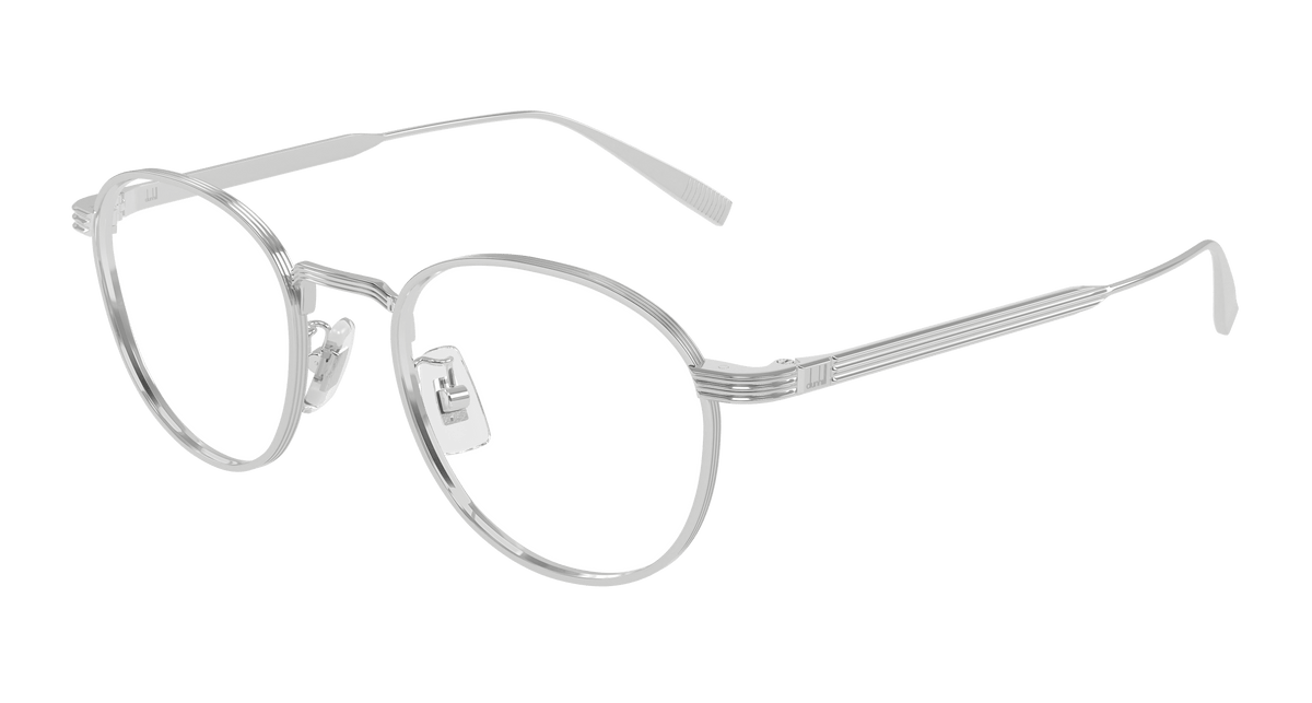 Dunhill DU0102O Eyeglasses - Silver / Transparent (002)