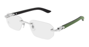 Cartier CT0583O Eyeglasses - Silver / Transparent (005)