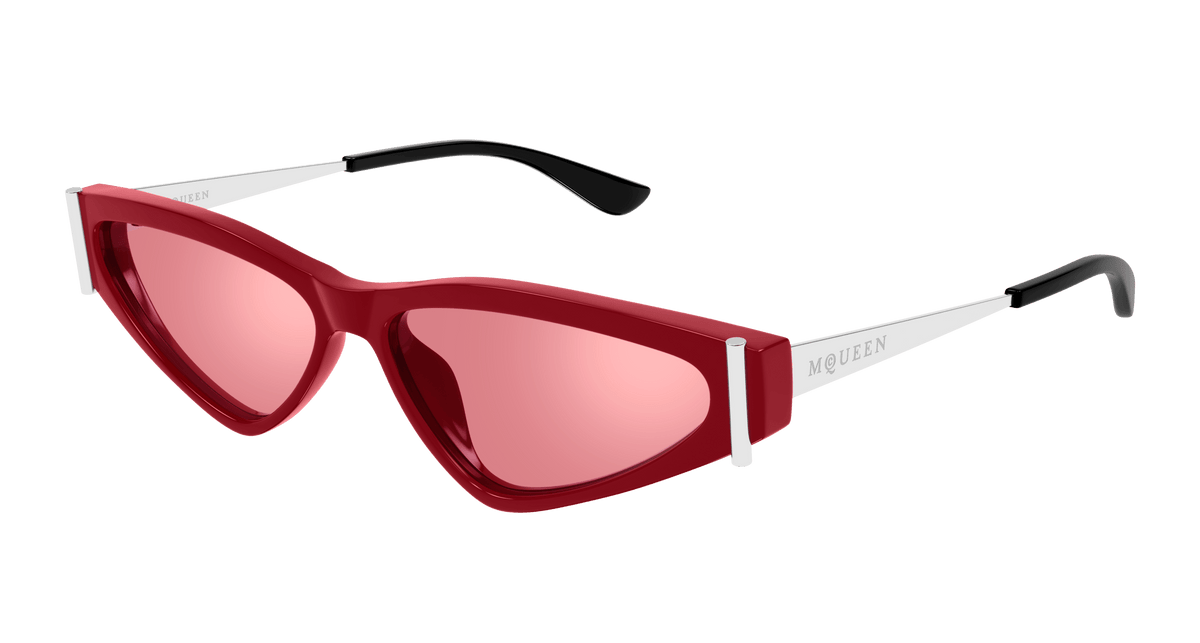Alexander McQueen AM0493S Sunglasses - Red (003)