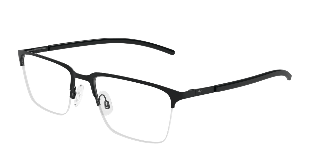 Puma PU0488O Eyeglasses - Black / Transparent (006)