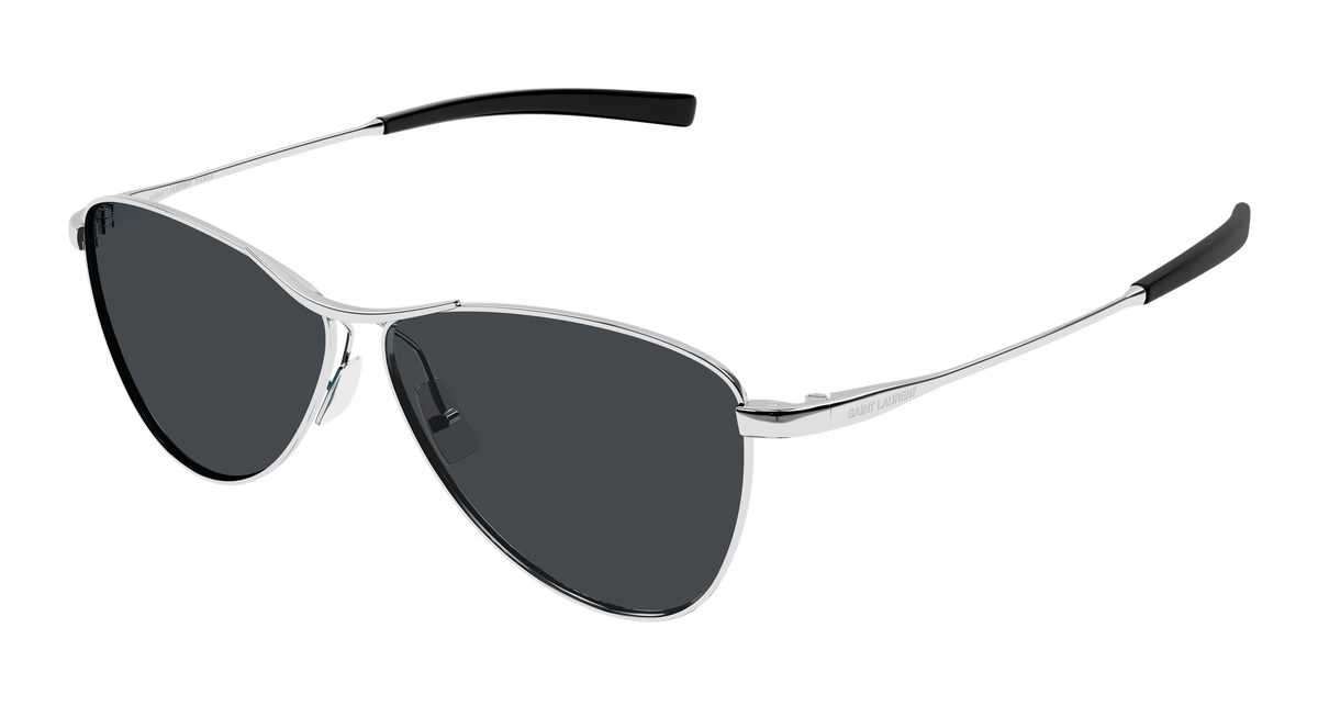 Saint Laurent SL 831 VESPER Sunglasses - Silver / Grey (002)