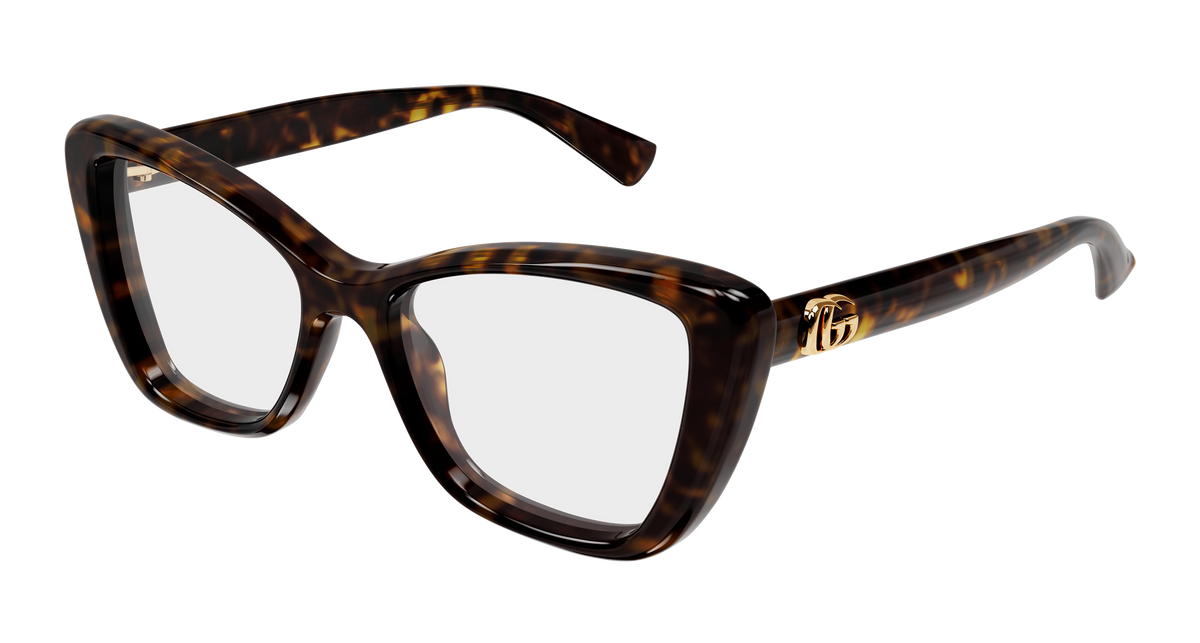 Gucci GG1977O Eyeglasses - Havana / Transparent (002)