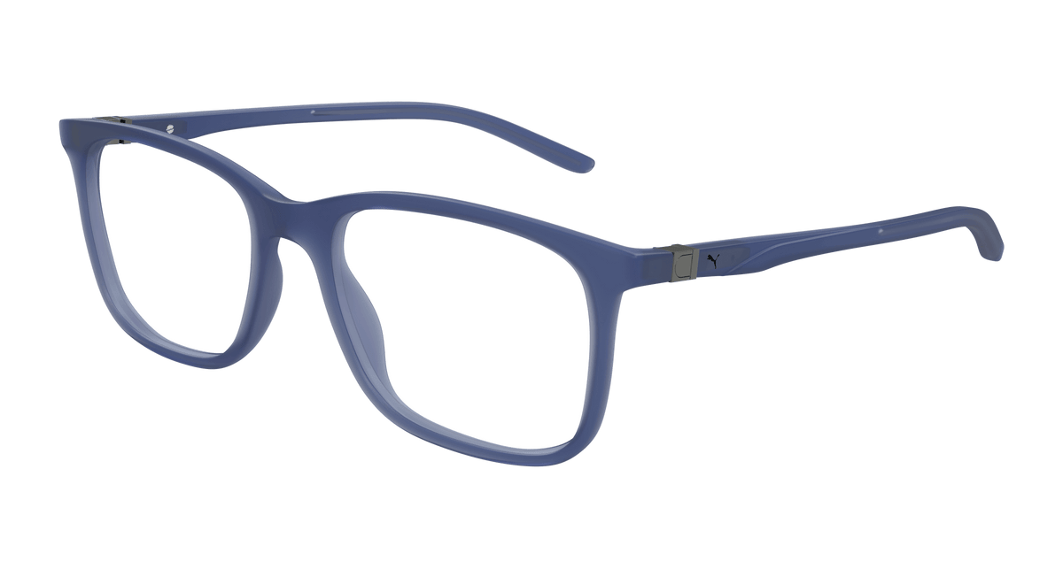 Puma PU0492O Eyeglasses - Blue / Transparent (004)