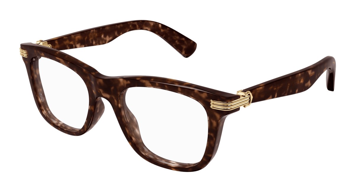 Cartier CT0558O Eyeglasses - Havana / Transparent (007)
