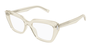 Saint Laurent SL 829 Eyeglasses - Yellow / Transparent (004)