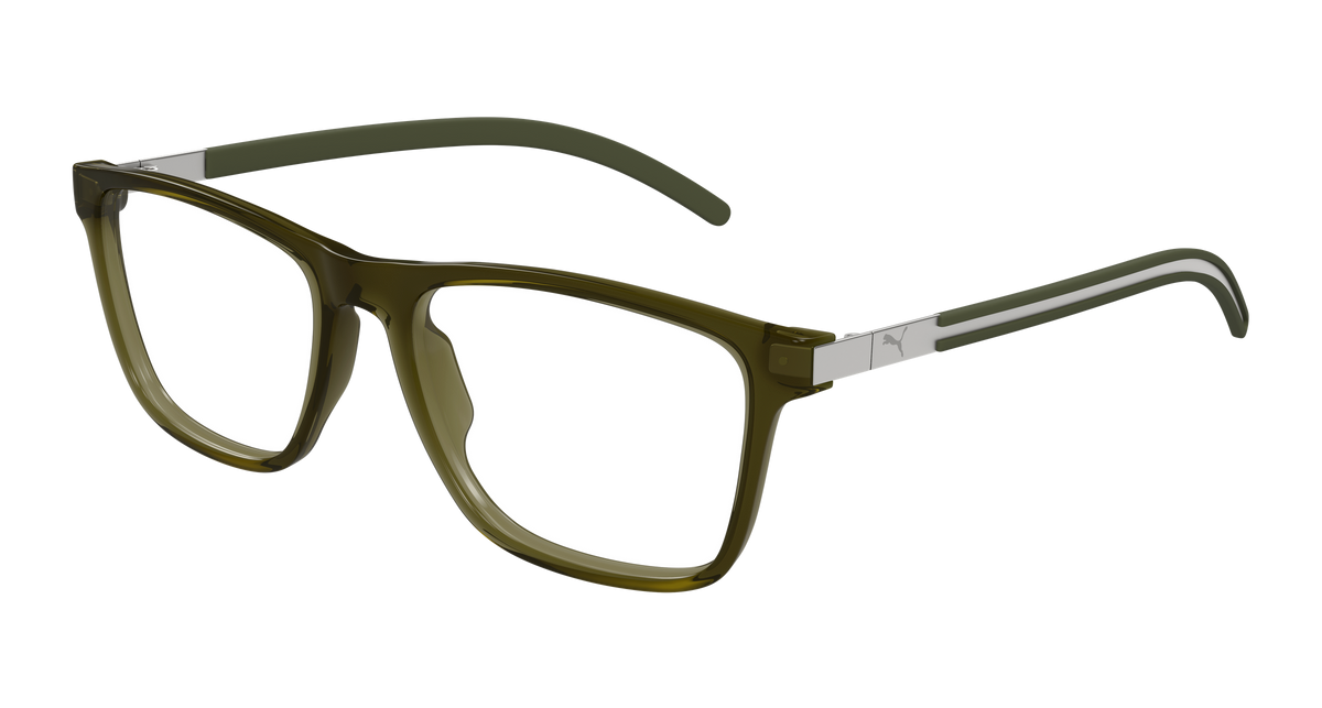 Puma PU0511O Eyeglasses - Green / Transparent (003)