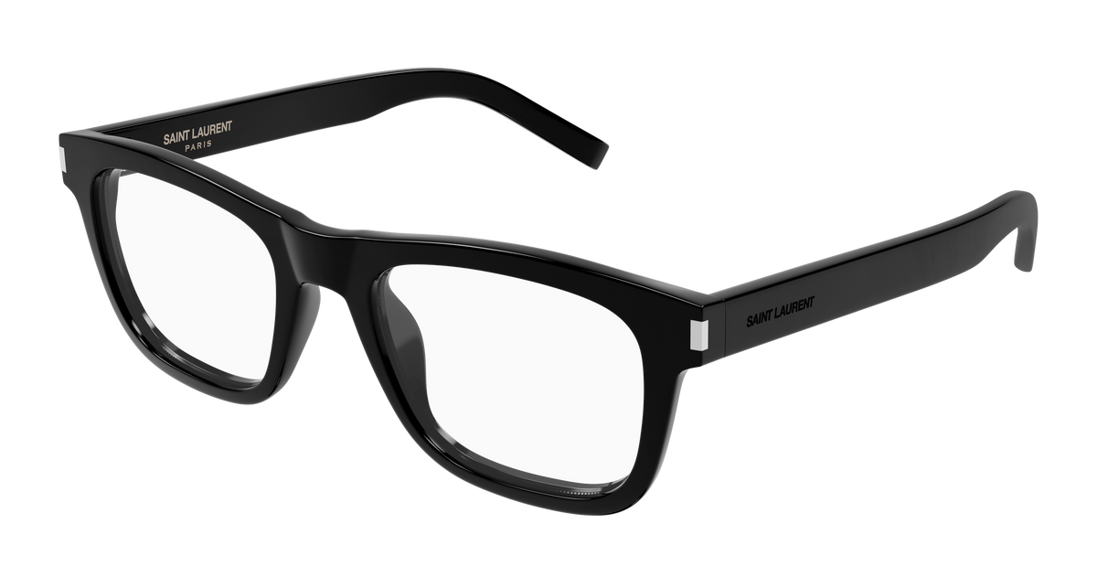 Saint Laurent SL 819 OPT Eyeglasses - Black / Transparent (001)