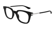 Alexander McQueen AM0521O Eyeglasses - Black / Transparent (001)