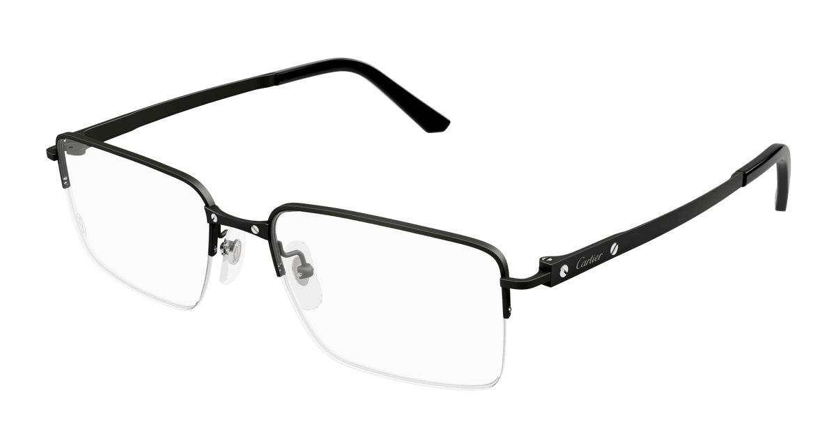 Cartier CT0554O Eyeglasses - Black / Transparent (004)