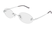 Cartier CT0594O Eyeglasses - Silver / Transparent (002)