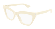 Saint Laurent SL 760 Eyeglasses - Ivory / Transparent (004)