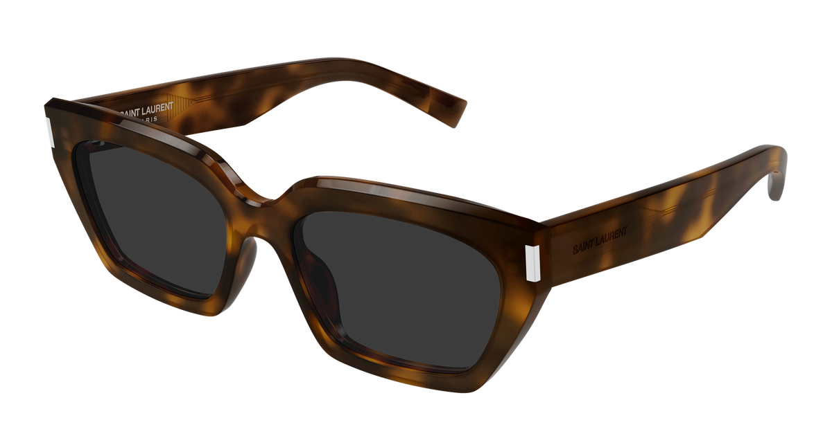 Saint Laurent SL 826 PAGE Sunglasses - Havana / Grey (002)