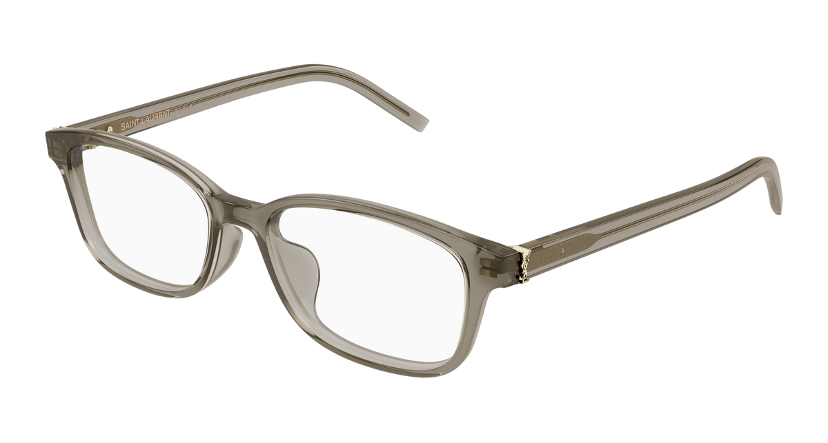 Saint Laurent SL M151/J Eyeglasses - Brown / Transparent (004)