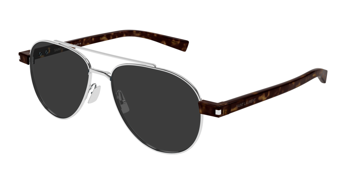 Saint Laurent SL 843 Sunglasses - Silver / Grey (002)