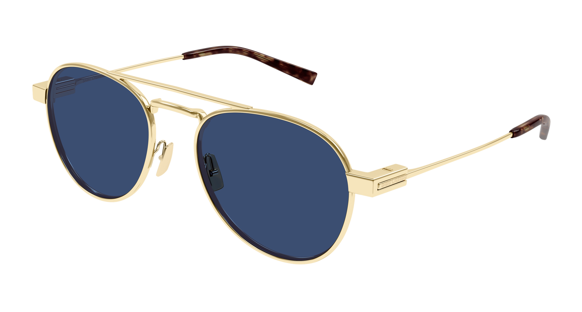 Saint Laurent SL 708 Sunglasses - Gold / Blue (005)