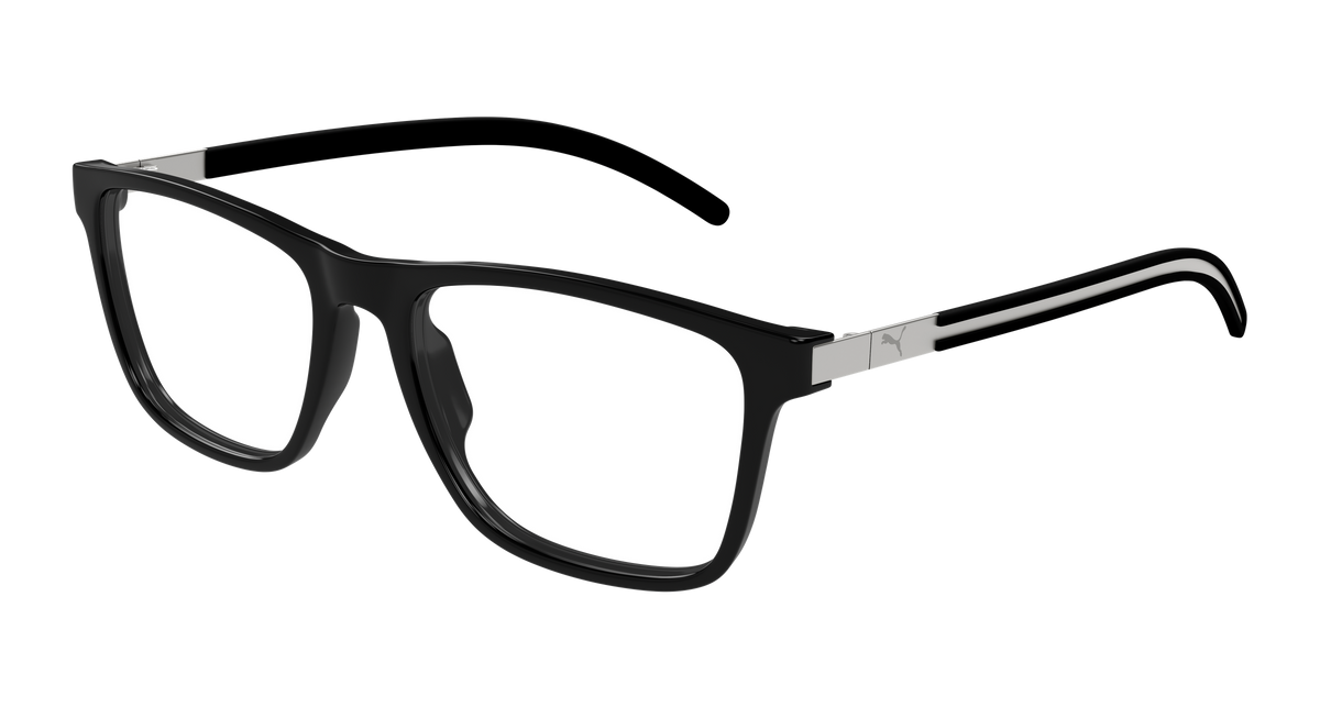 Puma PU0511O Eyeglasses - Black / Transparent (001)