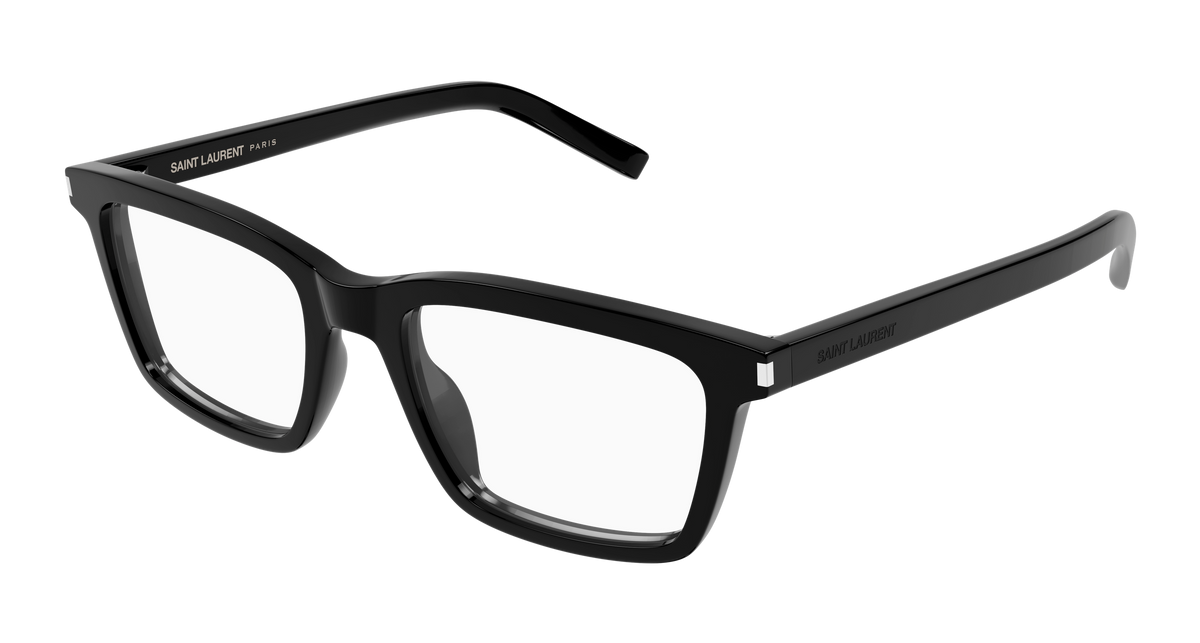 Saint Laurent SL 842 Eyeglasses - Black / Transparent (001)