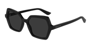 Alexander McQueen AM0537S Sunglasses - Black / Grey (001)