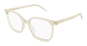 Saint Laurent SL M155 Eyeglasses - Yellow / Transparent (004)