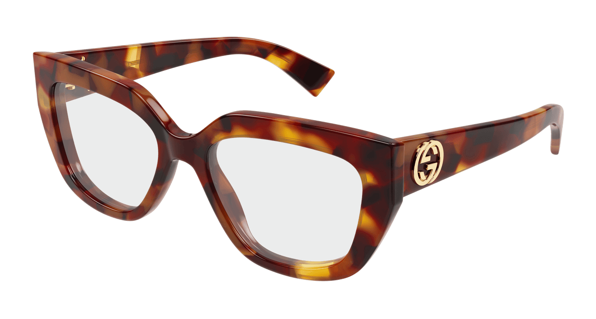 Gucci GG1847O Eyeglasses - Havana / Transparent (002)