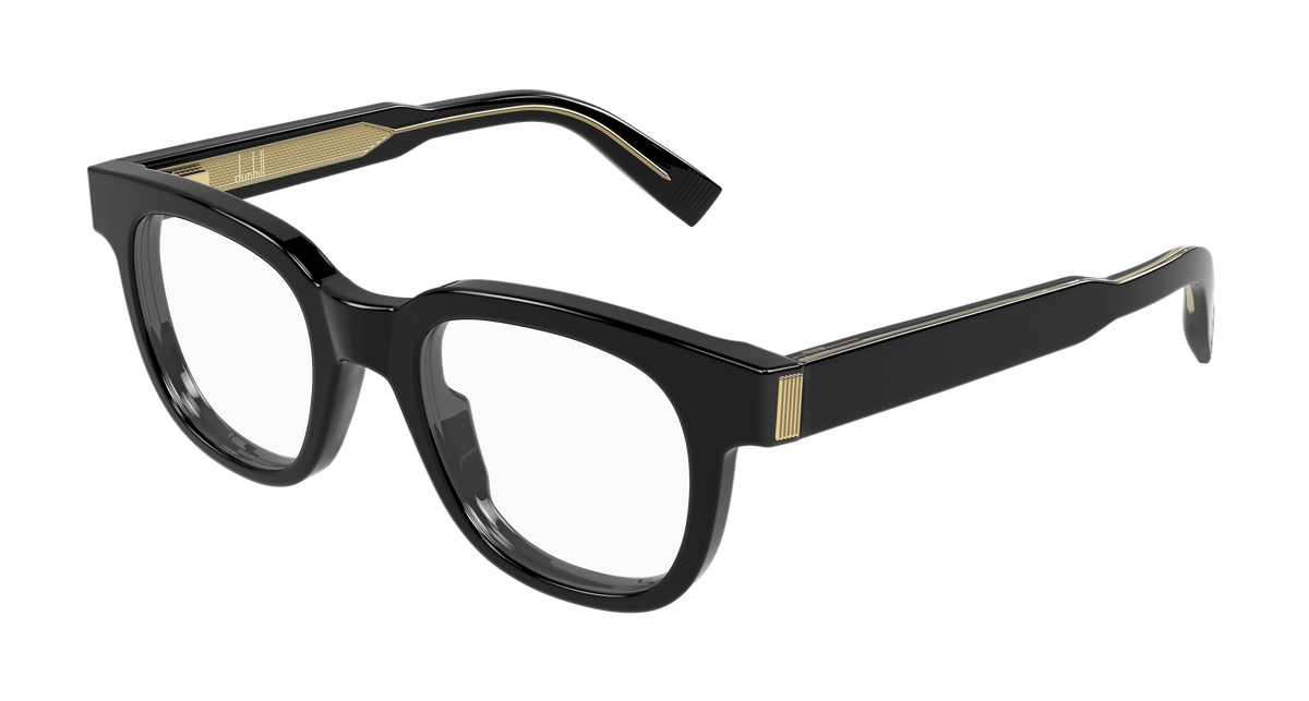 Dunhill DU0117O Eyeglasses - Black / Transparent (001)