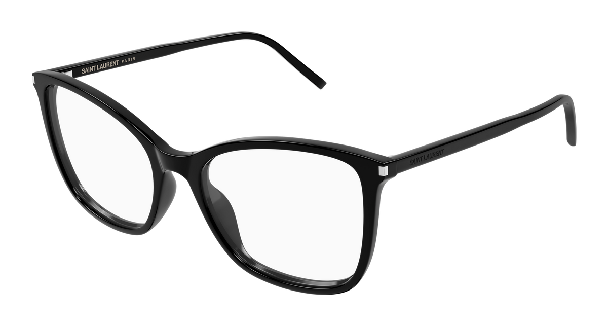 Saint Laurent SL 835 Eyeglasses - Black / Transparent (001)
