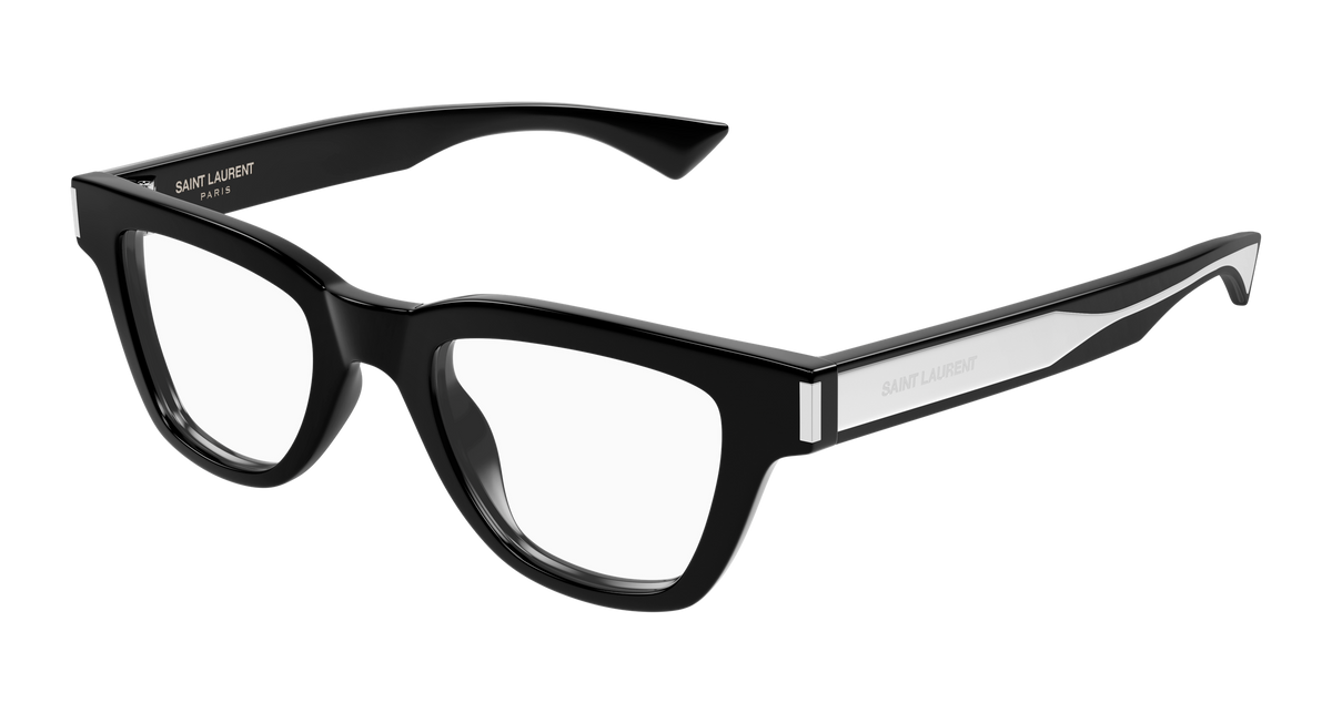 Saint Laurent SL 789 JACQUES OPT Eyeglasses - Black / Transparent (001)