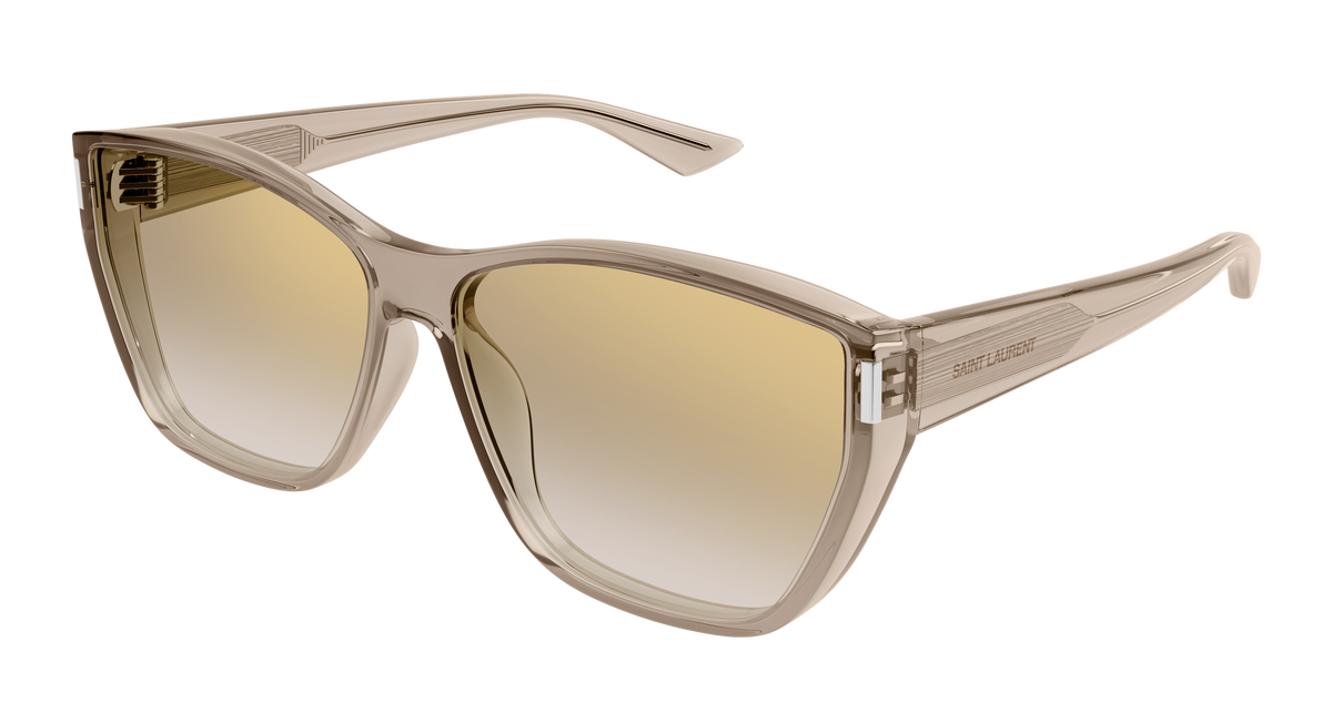 Saint Laurent SL 758 Sunglasses - Yellow / Brown (003)