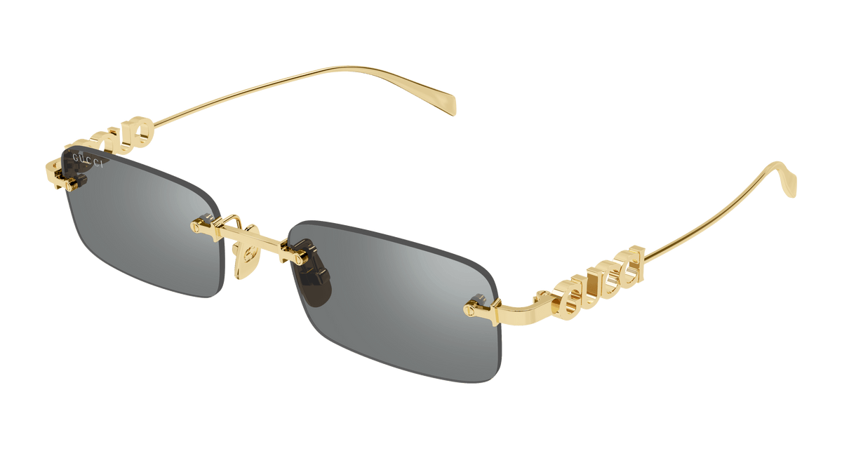 Gucci GG1808S Sunglasses - Gold / Grey (003)