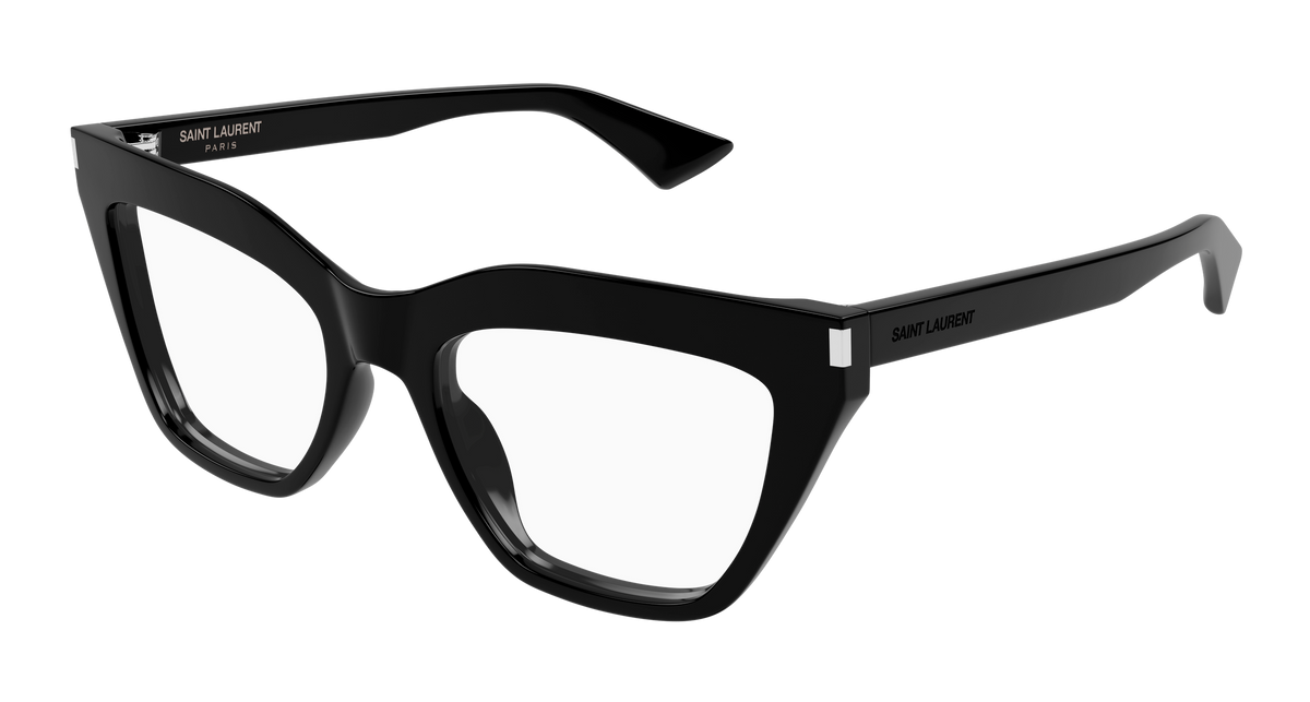 Saint Laurent SL 760 Eyeglasses - Black / Transparent (001)
