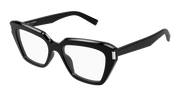Saint Laurent SL 829 Eyeglasses - Black / Transparent (001)