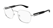 Alexander McQueen AM0499O Eyeglasses - Silver / Transparent (001)