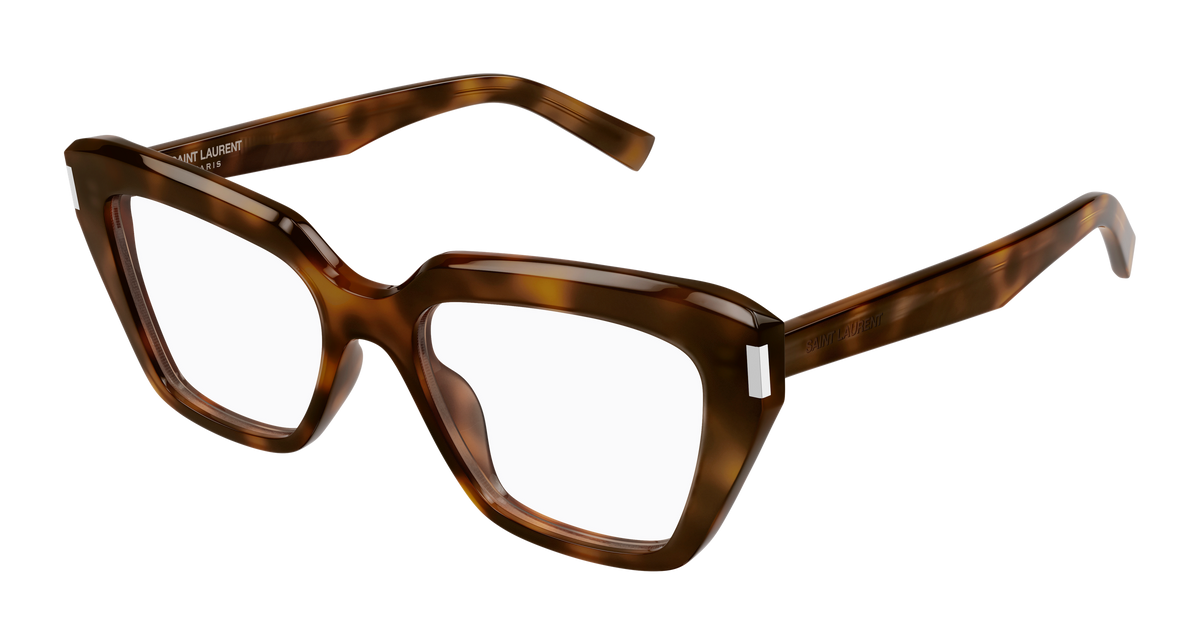 Saint Laurent SL 829 Eyeglasses - Havana / Transparent (003)