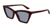 Alexander McQueen AM0536S Sunglasses - Red / Light Blue (004)