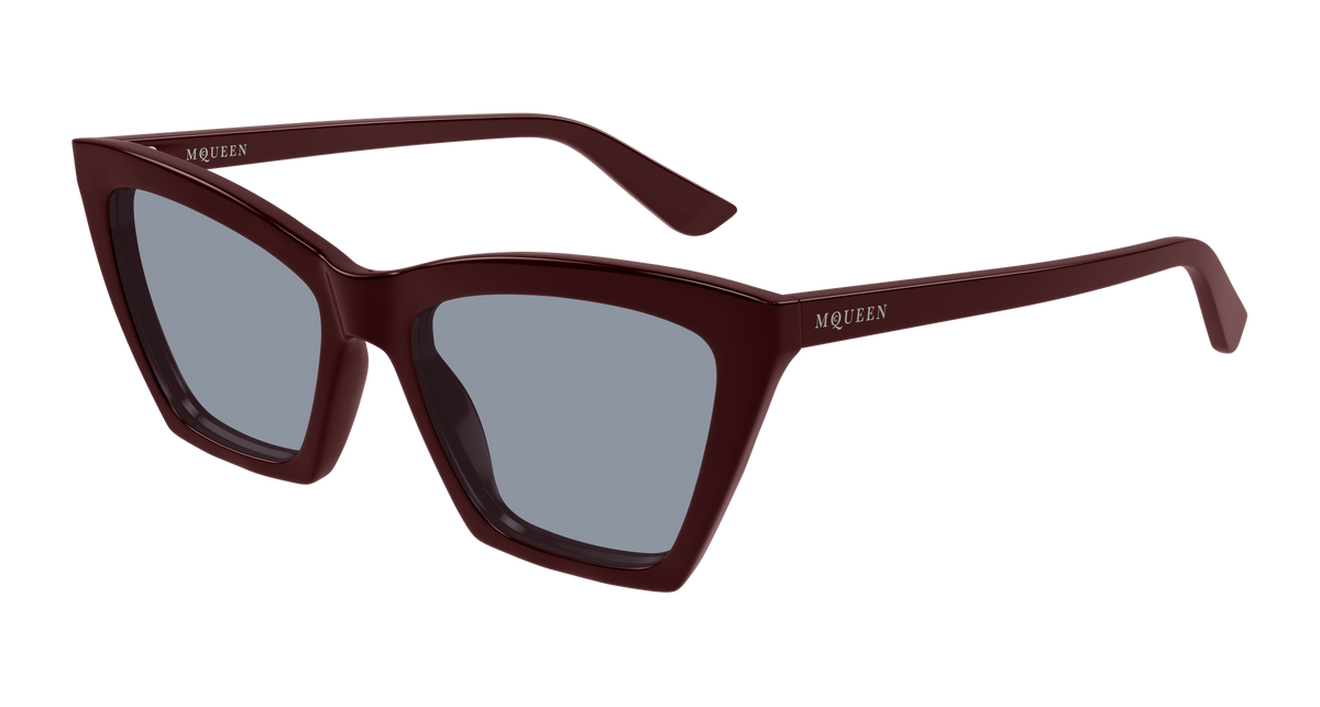 Alexander McQueen AM0536S Sunglasses - Red / Light Blue (004)