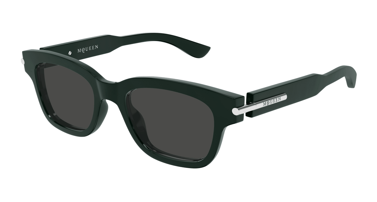 Alexander McQueen AM0497S Sunglasses - Green / Grey (004)