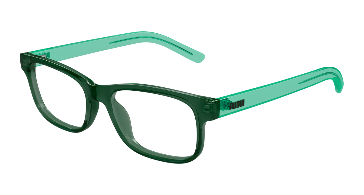 Puma PJ0086O Eyeglasses - Green / Transparent (009)