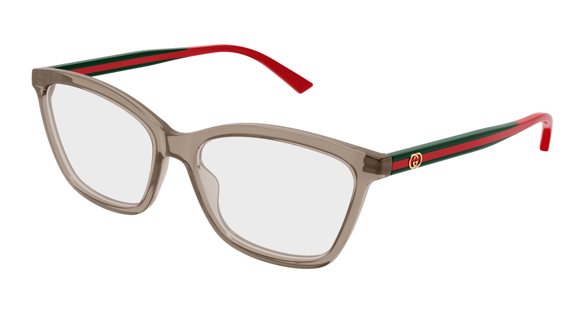 Gucci GG1989O Eyeglasses - Brown / Transparent (003)