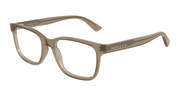 Alexander McQueen AM0541O Eyeglasses - Brown / Transparent (011)