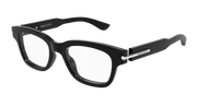 Alexander McQueen AM0497O Eyeglasses - Black / Transparent (005)