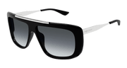 Alexander McQueen AM0492S Sunglasses - Black / Grey (001)