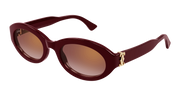 Cartier CT0588S Sunglasses - Burgundy / Red (003)