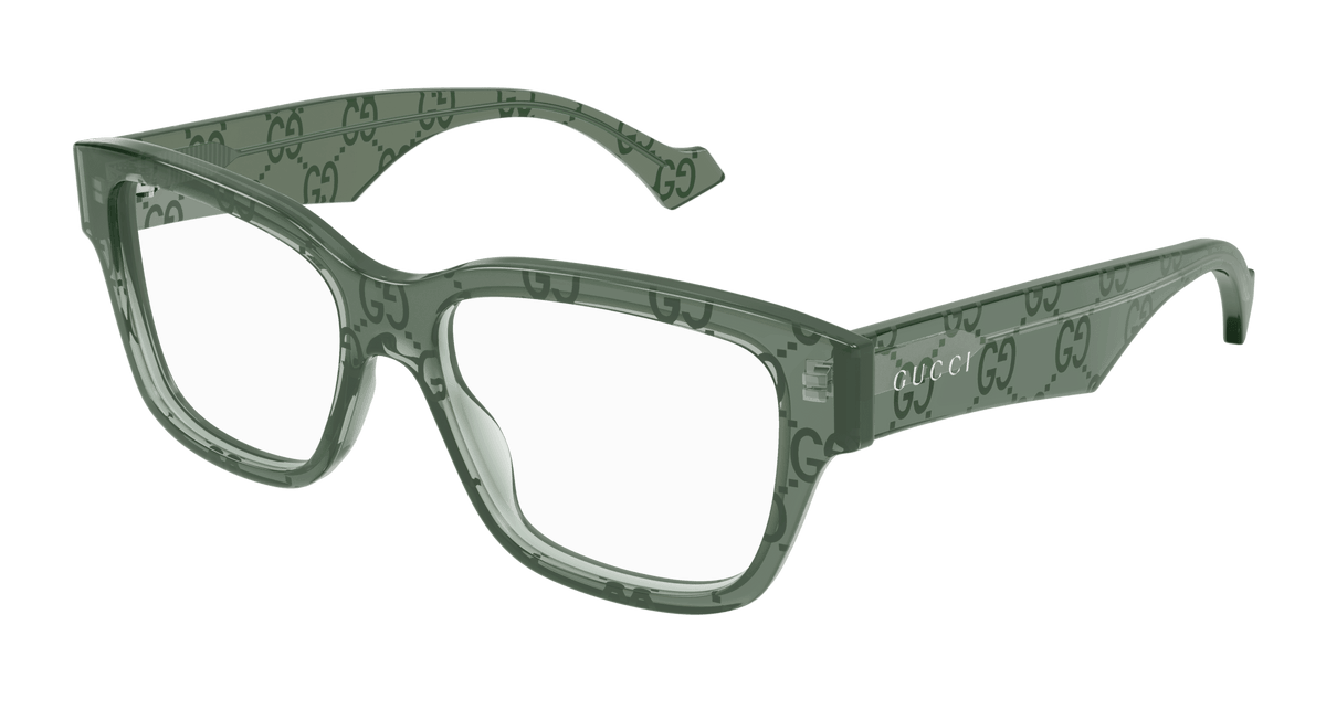 Gucci GG1428O Eyeglasses - Green / Transparent (012)